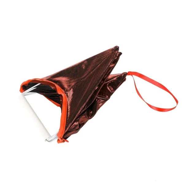 Xxl Weihnachtsdeko | Weihnachtssterne^DecoWoerner Deko Stoff-Faltstern, Kupfer Metallic, Mit Reißverschluss orange