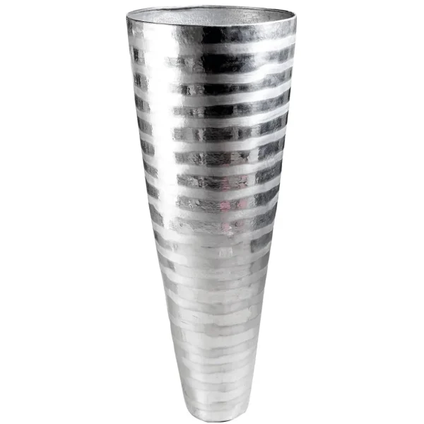 Dekorationshilfen & Werkzeug | Pflanzengefäße & Dekorationshilfen^DecoWoerner Deko Vase Aus Metall Bodenvase 52 X 120 Cm silber