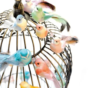 Dekotiere | Frühlingsdeko^DecoWoerner Deko Vögel 10 Cm, 6 Stück rosa