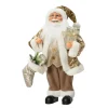 Weihnachtsfiguren^DecoWoerner Deko Weihnachtsmann Mit Stiefel 45 Cm gold
