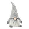 Weihnachtsfiguren^DecoWoerner Deko Wichtel 30 Cm Mit Gepunkteter Mütze Grau