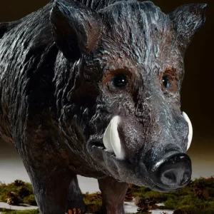 Herbstdeko^DecoWoerner Deko Wildschwein 160 Cm Lang braun