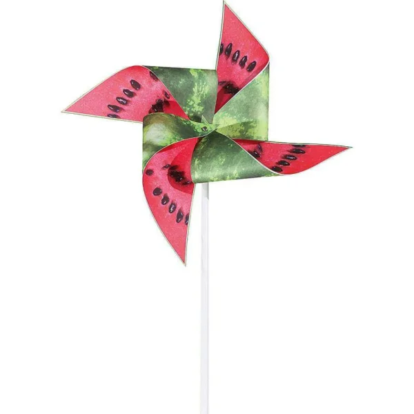 Sommerdeko^DecoWoerner Deko Windrad 40 Cm Ø Melone rot