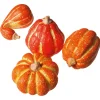 Herbstdeko | Gemüse & Kräuter^DecoWoerner Deko Zierkürbisse, Pack à 4 Stück orange