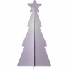 Weihnachtsfiguren^DecoWoerner Deko-Aufsteller Tannenbaum , 55 Cm weiß