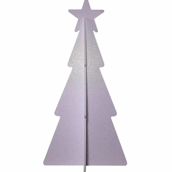 Weihnachtsfiguren^DecoWoerner Deko-Aufsteller Tannenbaum , 55 Cm weiß