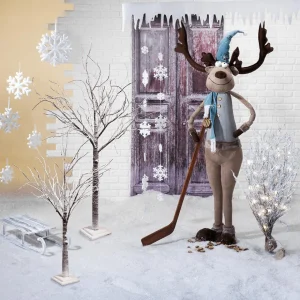 Winterdeko | Kunstbäume^DecoWoerner Deko-Baum Beschneit 70 Cm braun