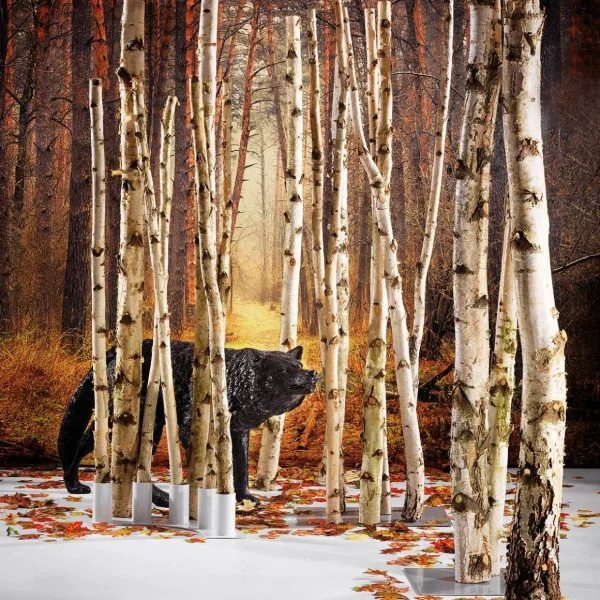 Naturdeko^DecoWoerner Deko-Birkenstämme 220 Cm, 6 Stück