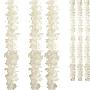 Girlanden & Ranken^DecoWoerner Dekoblüten-Girlanden, Pack à 3 Stück weiß