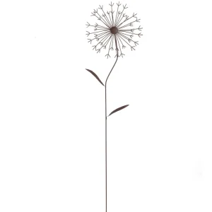 Sommerdeko^DecoWoerner Deko-Blumenstecker Aus Metall 78 Cm braun