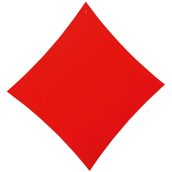 Themen-Deko^DecoWoerner Deko-Display Karo Spielkartenfarbe 50 X 47 Cm rot