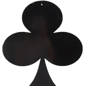 Themen-Deko^DecoWoerner Deko-Display Kreuz Spielkartenfarbe 50 X 47 Cm schwarz