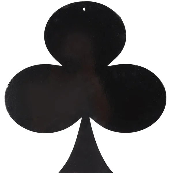 Themen-Deko^DecoWoerner Deko-Display Kreuz Spielkartenfarbe 50 X 47 Cm schwarz