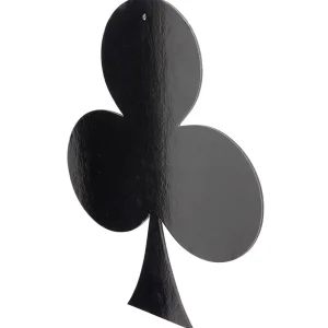 Themen-Deko^DecoWoerner Deko-Display Kreuz Spielkartenfarbe 50 X 47 Cm schwarz