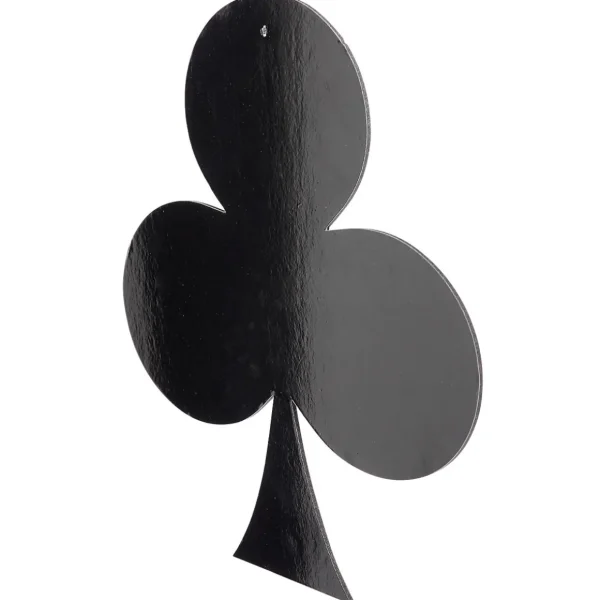 Themen-Deko^DecoWoerner Deko-Display Kreuz Spielkartenfarbe 50 X 47 Cm schwarz