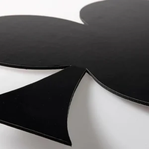 Themen-Deko^DecoWoerner Deko-Display Kreuz Spielkartenfarbe 50 X 47 Cm schwarz