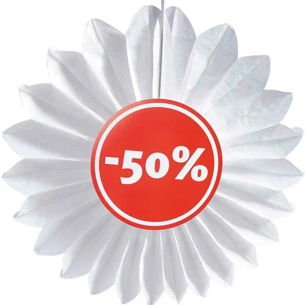 Verkaufsaktionen Bewerben^DecoWoerner Dekofächer 50 % weiß