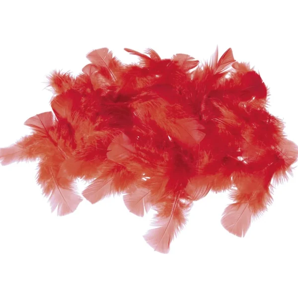 Streudeko^DecoWoerner Dekofedern , 20 G rot