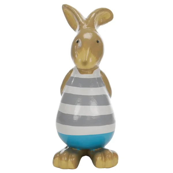 Dekotiere | Osterdeko^DecoWoerner Dekofigur Osterhase , 39 Cm blau