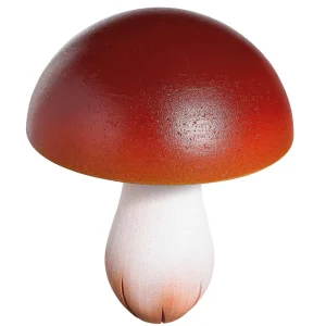 Herbstdeko^DecoWoerner Dekofigur Pilz, 60 Cm Hoch braun