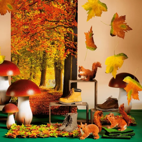 Herbstdeko^DecoWoerner Dekofigur Pilz, 60 Cm Hoch braun