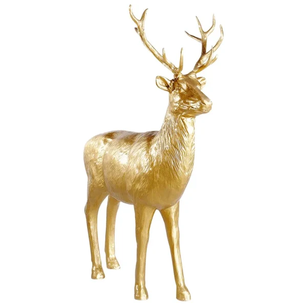 Dekotiere | Xxl Weihnachtsdeko^DecoWoerner Deko-Hirsch 231 Cm Hoch, gold