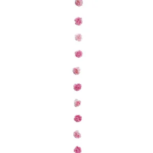 Girlanden & Ranken^DecoWoerner Dekokette Blüten, 180 Cm rosa