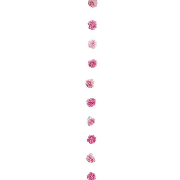 Girlanden & Ranken^DecoWoerner Dekokette Blüten, 180 Cm rosa
