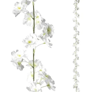 Frühlingsdeko | Girlanden & Ranken^DecoWoerner Deko-Kirschblüten-Girlande, 180 Cm weiß
