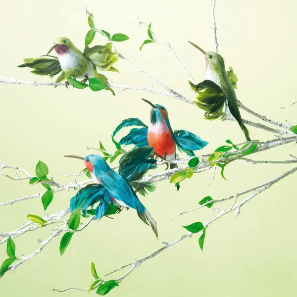 Sommerdeko | Frühlingsdeko^DecoWoerner Deko-Kolibris, 3 Stück, blau