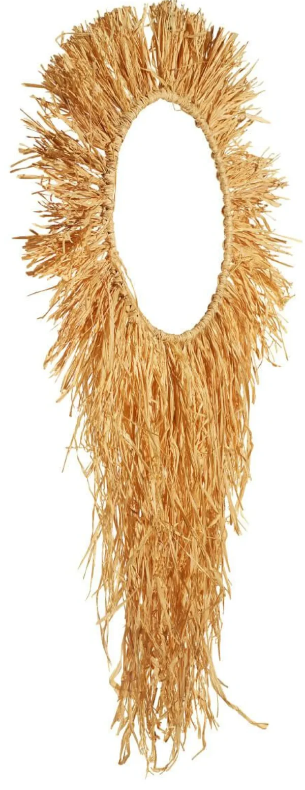 Sommerdeko^DecoWoerner Dekokranz "Boho" 27 Cm Ø Beige