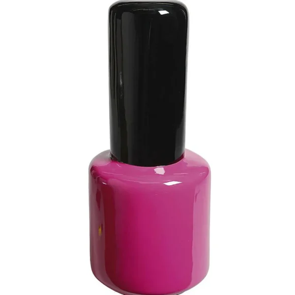 Themen-Deko^DecoWoerner Deko-Nagellack 50 Cm, Pink-schwarz rosa