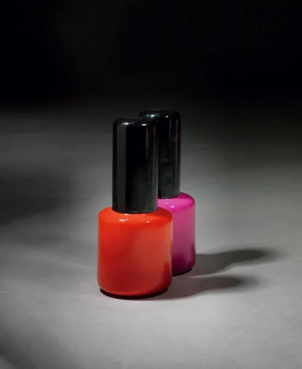 Themen-Deko^DecoWoerner Deko-Nagellack 50 Cm, Pink-schwarz rosa