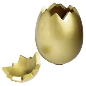 Osterdeko^DecoWoerner Deko-Osterei, 70 Cm Lang, gold