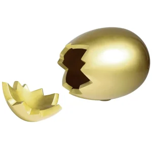 Osterdeko^DecoWoerner Deko-Osterei, 70 Cm Lang, gold