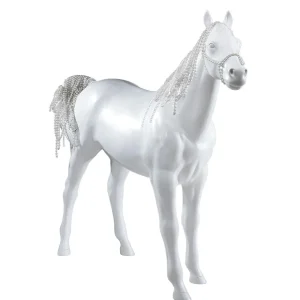 Dekotiere^DecoWoerner Deko-Pferd 195 Cm Hoch, weiß