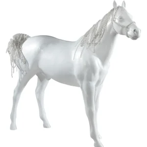 Dekotiere^DecoWoerner Deko-Pferd 195 Cm Hoch, weiß