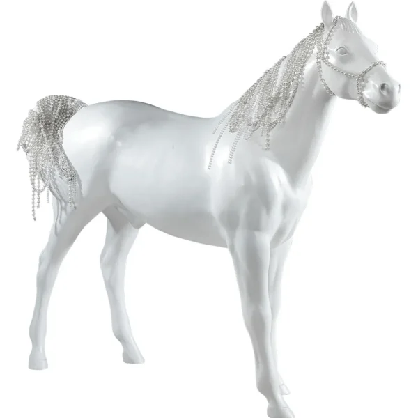 Dekotiere^DecoWoerner Deko-Pferd 195 Cm Hoch, weiß