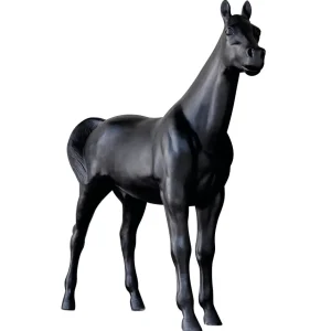 Dekotiere^DecoWoerner Deko-Pferd 195 Cm Hoch, schwarz