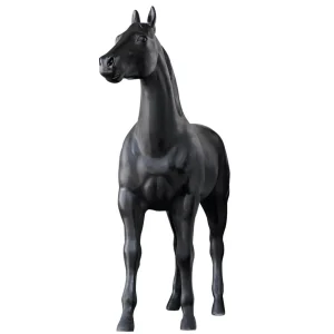 Dekotiere^DecoWoerner Deko-Pferd 195 Cm Hoch, schwarz
