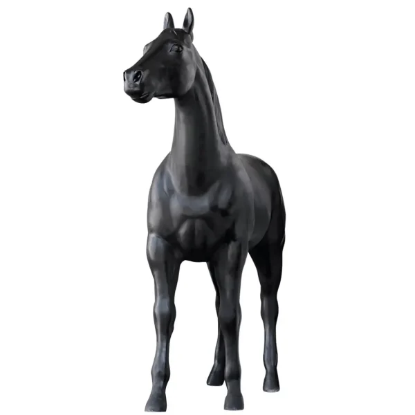 Dekotiere^DecoWoerner Deko-Pferd 195 Cm Hoch, schwarz