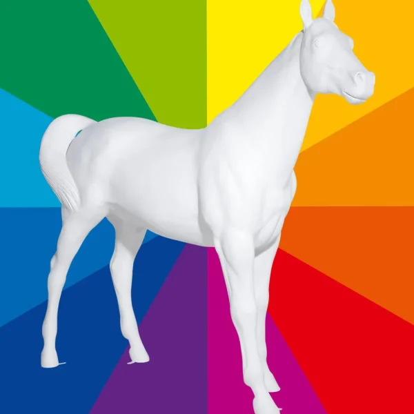 Dekotiere^DecoWoerner Deko-Pferd 195 Cm Hoch, Wunschfarbe