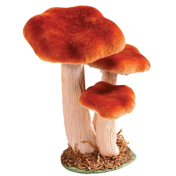 Herbstdeko^DecoWoerner Deko-Pilz, 18 Cm Hoch orange
