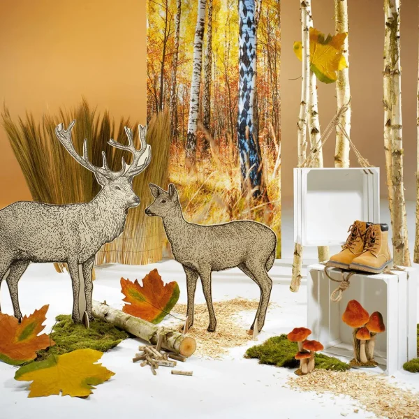Herbstdeko^DecoWoerner Deko-Pilz, 27 Cm Hoch orange