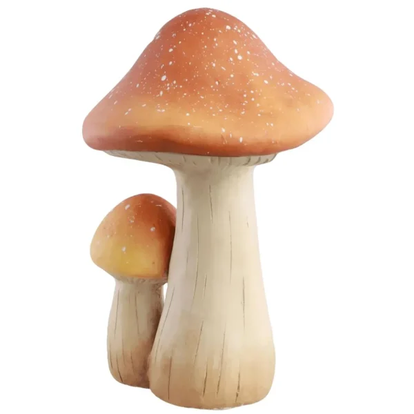 Naturdeko^DecoWoerner Dekopilz Aus Polyresin 21 Cm gelb