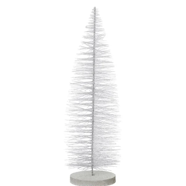 Xxl Weihnachtsdeko^DecoWoerner Dekorativer Bürstenbaum In Weiß