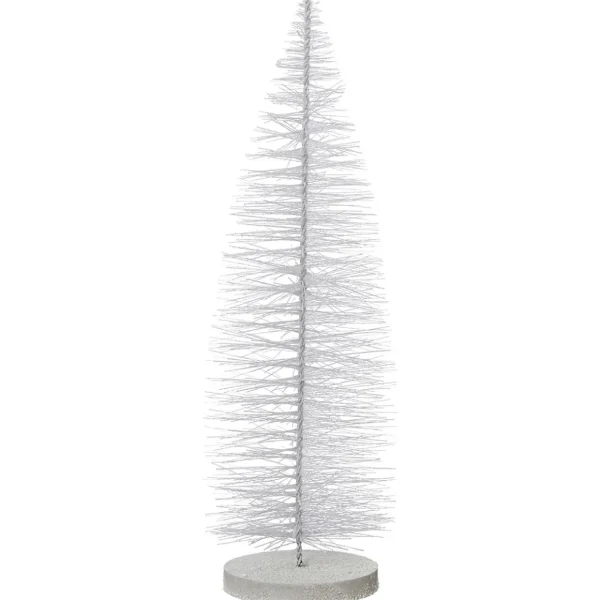 Xxl Weihnachtsdeko^DecoWoerner Dekorativer Bürstenbaum In Weiß
