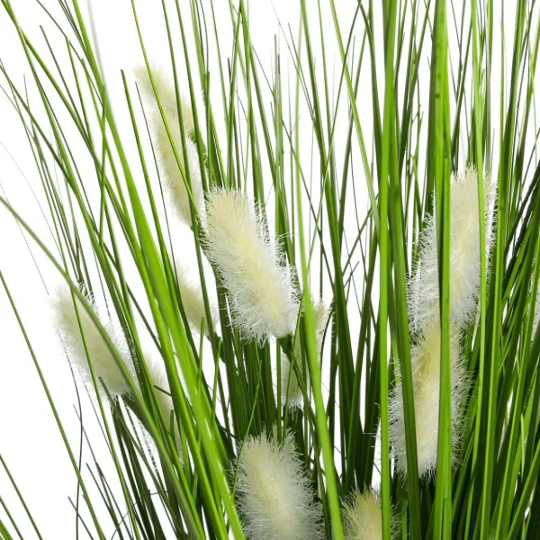 Sommerdeko | Dekogras^DecoWoerner Deko-Samtgras Im Schwarzen Topf 50 Cm grün