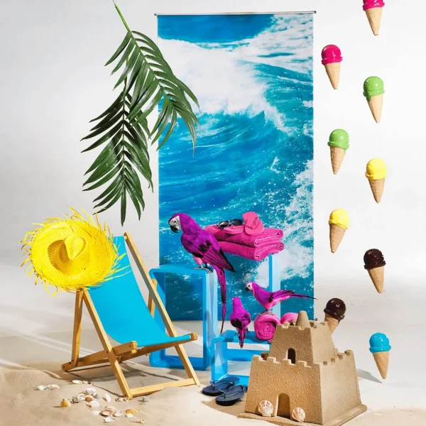 Sommerdeko^DecoWoerner Deko-Sandburg 40 Cm Hoch braun