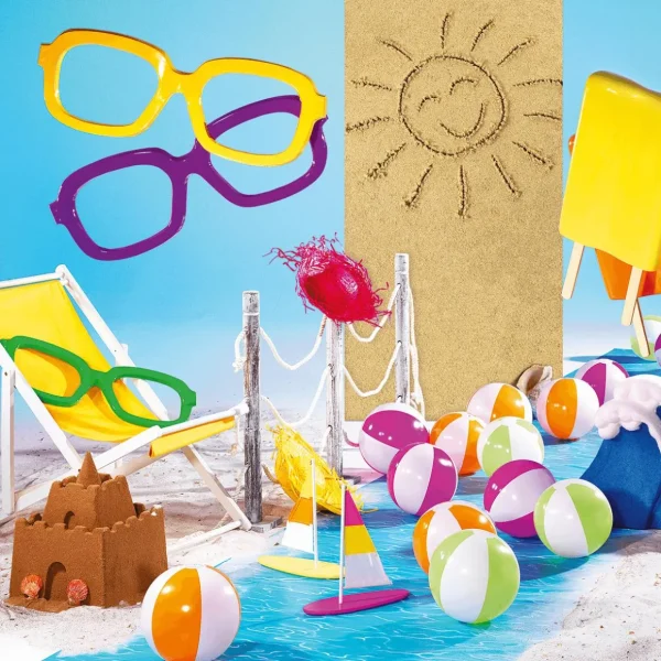 Sommerdeko^DecoWoerner Deko-Sandburg 40 Cm Hoch braun